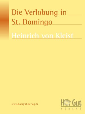 cover image of Die Verlobung in St. Domingo